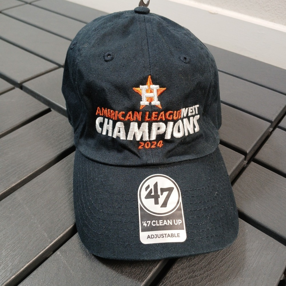 MLB Navy Blue Houston‎ Astros 2024 American League Champions Hat Cap '47 Adj. HA